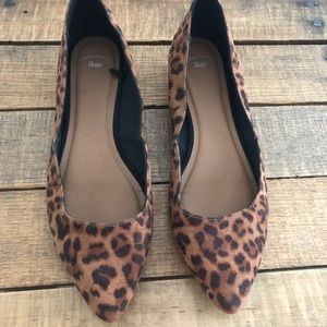 COPY - GAP leopard print kitty heel